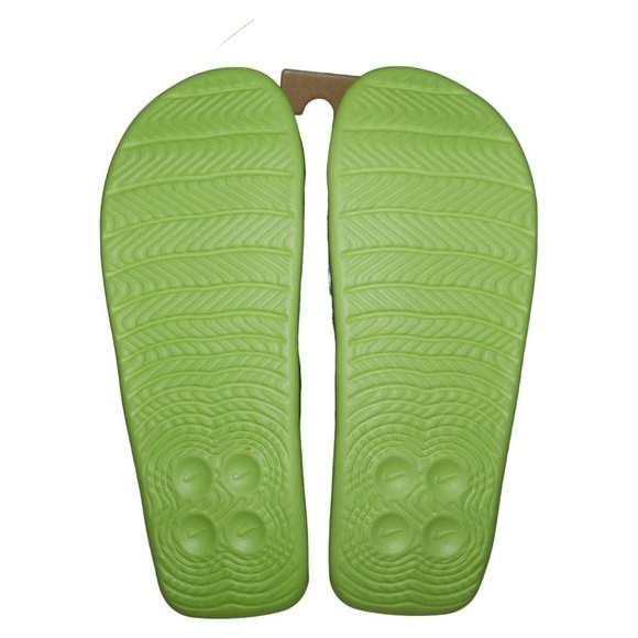 Nike Mens Air Max Cirro Men's Size 12 Comfort Slide Sandals Neon Gray NWT - Picture 9 of 13